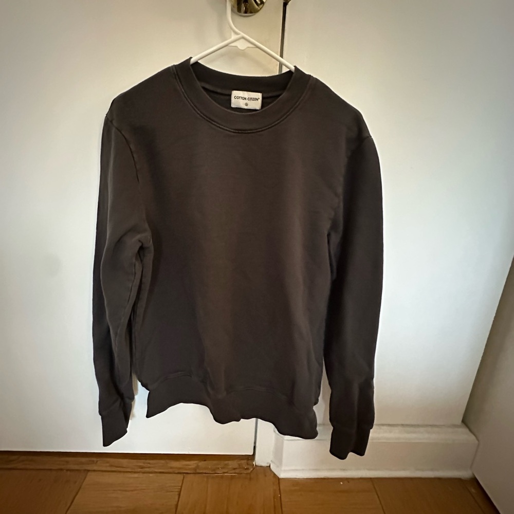 Cotton Citizen Men’s Crewneck Sweatshirt - Charcoal Gray